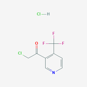2-Chloro-1-[4-(trifluoromethyl)-3-pyridinyl]ethanone hydrochloride