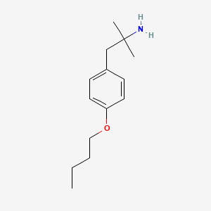 1-(4-Butoxyphenyl)-2-methylpropan-2-amine