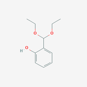 B8657115 Phenol, 2-(diethoxymethyl)- CAS No. 6842-31-5