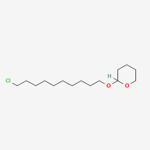 molecular formula C15H29ClO2 B8657136 2H-Pyran, 2-((10-chlorodecyl)oxy)tetrahydro- CAS No. 71317-71-0