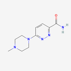 6-(4-Methylpiperazin-1-yl)pyridazine-3-carboxamide