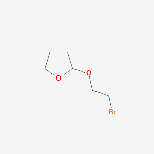 molecular formula C6H11BrO2 B8657225 Furan, 2-(2-bromoethoxy)tetrahydro- CAS No. 89647-99-4