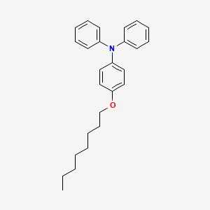 molecular formula C26H31NO B8657251 4-(octyloxy)-N,N-diphenylaniline CAS No. 374630-28-1