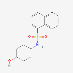 molecular formula C16H19NO3S B8657307 4-(1-Naphthylsulfonylamino)cyclohexanol 
