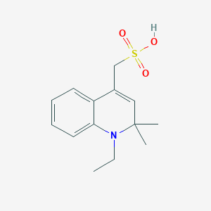 (1-Ethyl-2,2-dimethyl-1,2-dihydroquinolin-4-yl)methanesulfonic acid