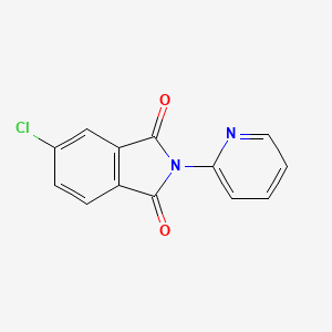 molecular formula C13H7ClN2O2 B8657418 N-(2-pyridyl)-4-chlorophthalimide CAS No. 36932-14-6