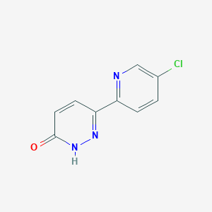 molecular formula C9H6ClN3O B8657422 6-(5-Chloropyridin-2-yl)pyridazin-3(2H)-one 