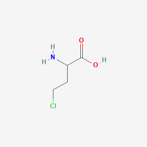 molecular formula C4H8ClNO2 B8657465 2-Amino-4-chlorobutanoic acid 
