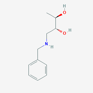 molecular formula C11H17NO2 B8657474 (2R,3R)-1-(Benzylamino)butane-2,3-diol CAS No. 651734-92-8