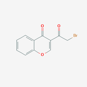 3-(Bromoacetyl)-4H-1-benzopyran-4-one