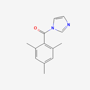 molecular formula C13H14N2O B8657517 (1H-Imidazol-1-yl)(2,4,6-trimethylphenyl)methanone CAS No. 81325-25-9