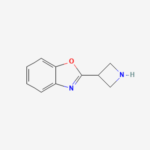 molecular formula C10H10N2O B8657539 2-Azetidin-3-yl-benzooxazole 