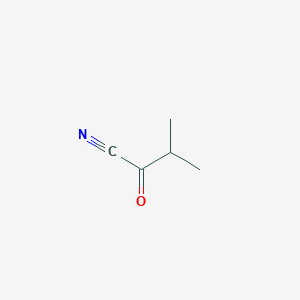 molecular formula C5H7NO B8657593 Isobutyryl cyanide 