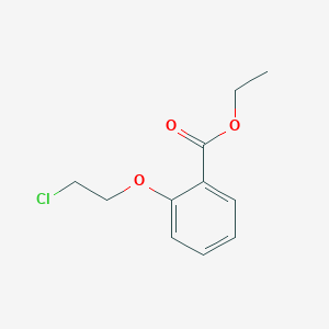 molecular formula C11H13ClO3 B8657628 2-(2-Chloroethoxy)benzoic acid ethyl ester 