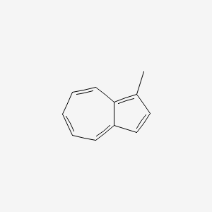 molecular formula C11H10 B8657632 1-Methylazulene CAS No. 769-31-3