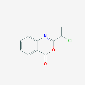 molecular formula C10H8ClNO2 B8657636 2-(1-Chloroethyl)-4H-3,1-benzoxazin-4-one CAS No. 89441-13-4