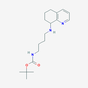 Tert-butyl 4-(5,6,7,8-tetrahydroquinolin-8-ylamino)butylcarbamate