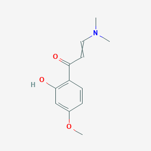 molecular formula C12H15NO3 B8657656 3-(Dimethylamino)-1-(2-hydroxy-4-methoxyphenyl)prop-2-en-1-one CAS No. 73220-33-4