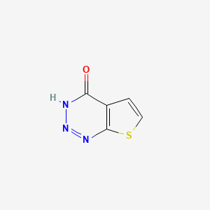 molecular formula C5H3N3OS B8657683 3H-Thiopheno[2,3-d]1,2,3-triazin-4-one 