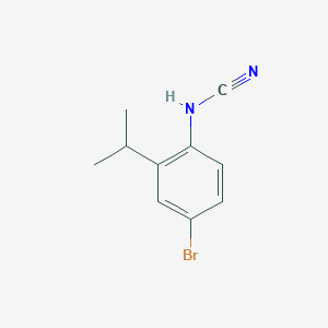 molecular formula C10H11BrN2 B8657690 [4-Bromo-2-(propan-2-yl)phenyl]cyanamide CAS No. 921631-61-0