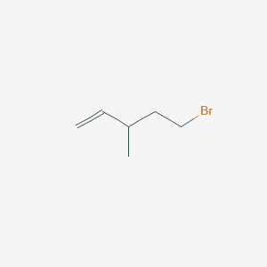 molecular formula C6H11Br B8657696 5-Bromo-3-methylpent-1-ene CAS No. 59822-10-5