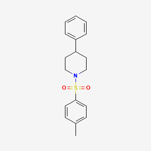 molecular formula C18H21NO2S B8657730 1-(4-Methylphenylsulfonyl)-4-phenylpiperidine 