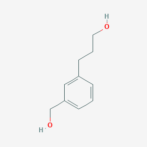 molecular formula C10H14O2 B8657738 3-(3-(Hydroxymethyl)phenyl)propan-1-ol 