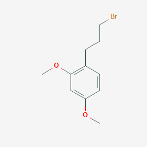 molecular formula C11H15BrO2 B8657743 1-(3-Bromopropyl)-2,4-dimethoxybenzene CAS No. 76104-57-9