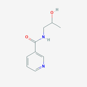 molecular formula C9H12N2O2 B8657751 N-(2-Hydroxy)propyl-3-pyridinecarboxamide 