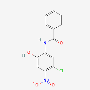 molecular formula C13H9ClN2O4 B8657780 Benzamide, N-(5-chloro-2-hydroxy-4-nitrophenyl)- CAS No. 5099-06-9