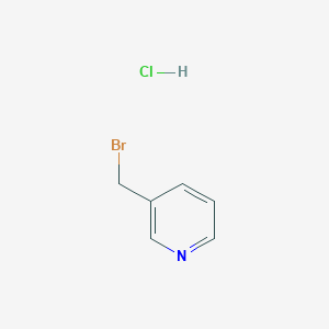 molecular formula C6H7BrClN B8657794 3-Bromomethylpyridine hydrochloride CAS No. 65540-48-9