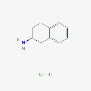 molecular formula C10H14ClN B8657804 (R)-1,2,3,4-Tetrahydronaphthalen-2-amine hydrochloride 