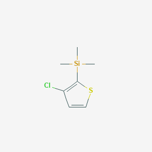 molecular formula C7H11ClSSi B8657816 (3-Chlorothiophen-2-yl)trimethylsilane 