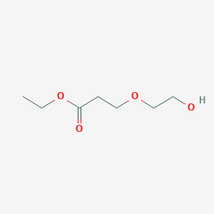 molecular formula C7H14O4 B8657900 Ethyl 3-(2-hydroxyethoxy)propanoate 