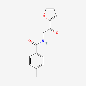 B8658007 N-(2-(Furan-2-yl)-2-oxoethyl)-4-methylbenzamide CAS No. 88352-94-7