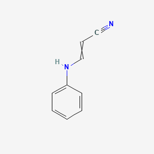 molecular formula C9H8N2 B8658021 3-Anilinoprop-2-enenitrile CAS No. 4818-39-7