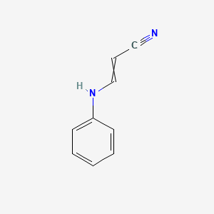 B8658021 3-Anilinoprop-2-enenitrile CAS No. 4818-39-7