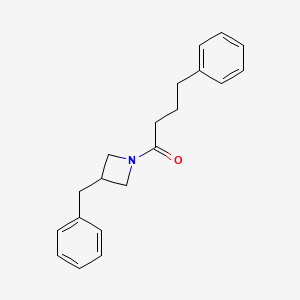 molecular formula C20H23NO B8658034 1-(3-Benzylazetidin-1-yl)-4-phenylbutan-1-one 
