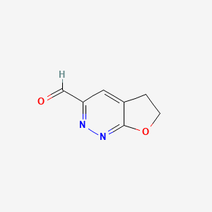5,6-Dihydrofuro[2,3-c]pyridazine-3-carbaldehyde