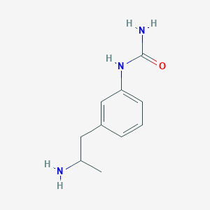 molecular formula C10H15N3O B8658081 N-[3-(2-Aminopropyl)phenyl]urea CAS No. 58663-32-4