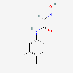 molecular formula C10H12N2O2 B8658112 N-(3,4-dimethylphenyl)-2-hydroxyimino-acetamide 