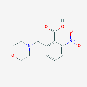 molecular formula C12H14N2O5 B8658143 2-Morpholin-4-ylmethyl-6-nitro-benzoic acid 