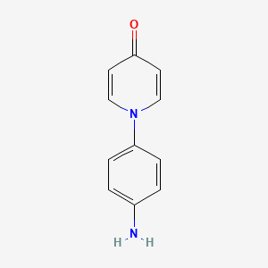 molecular formula C11H10N2O B8658173 1-(4-Amino-phenyl)-1H-pyridin-4-one 