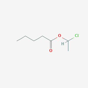 molecular formula C7H13ClO2 B8658205 1-Chloroethyl pentanoate CAS No. 89296-60-6