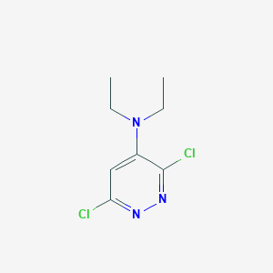 molecular formula C8H11Cl2N3 B8658250 (3,6-Dichloropyridazin-4-yl)diethylamine 