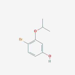 molecular formula C9H11BrO2 B8658265 4-Bromo-3-isopropoxyphenol 