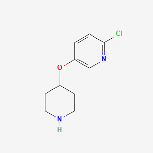 2-Chloro-5-(piperidin-4-yloxy)pyridine