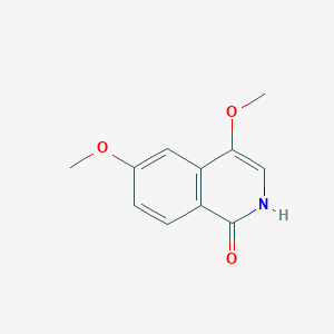 molecular formula C11H11NO3 B8658289 4,6-dimethoxyisoquinolin-1(2H)-one CAS No. 630423-39-1