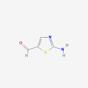 molecular formula C4H4N2OS B086583 2-氨基-5-甲酰噻唑 CAS No. 1003-61-8