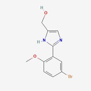 2-(5-Bromo-2-methoxyphenyl)-4-hydroxymethylimidazole